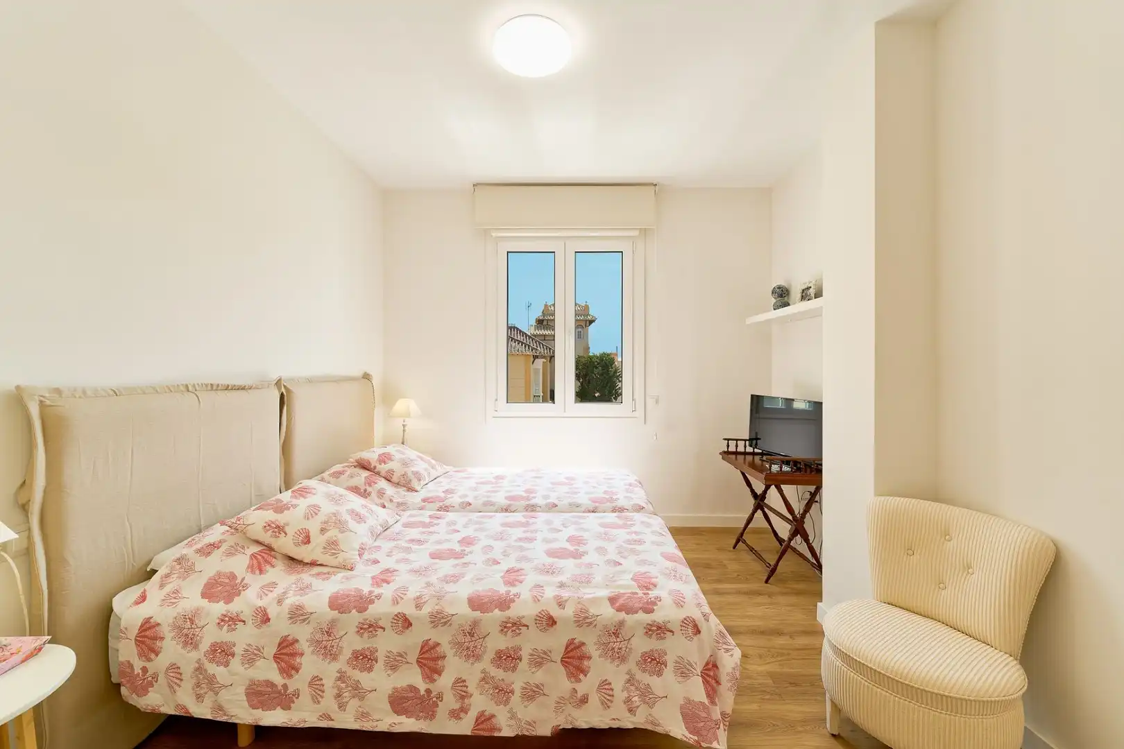 Schlafzimmer von Wohnung zum Verkauf in Málaga mit Klimaanlage, Heizung und Terrasse