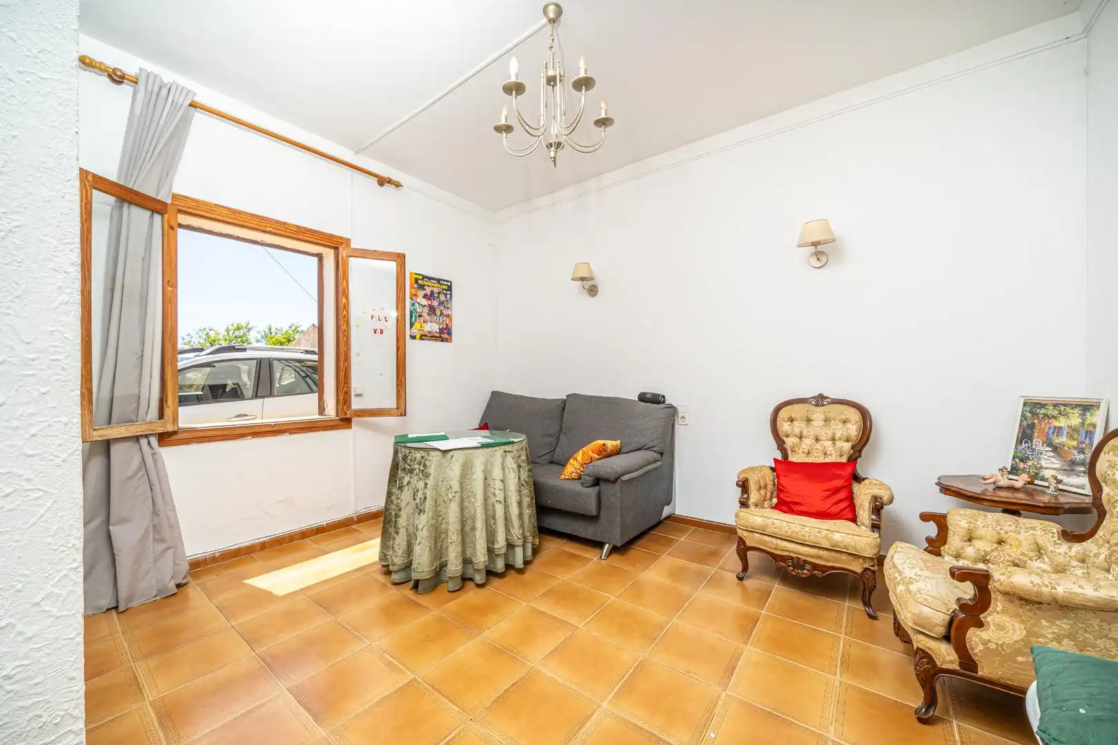 Sala de estar de Planta baja en venta en Alaró con Terraza