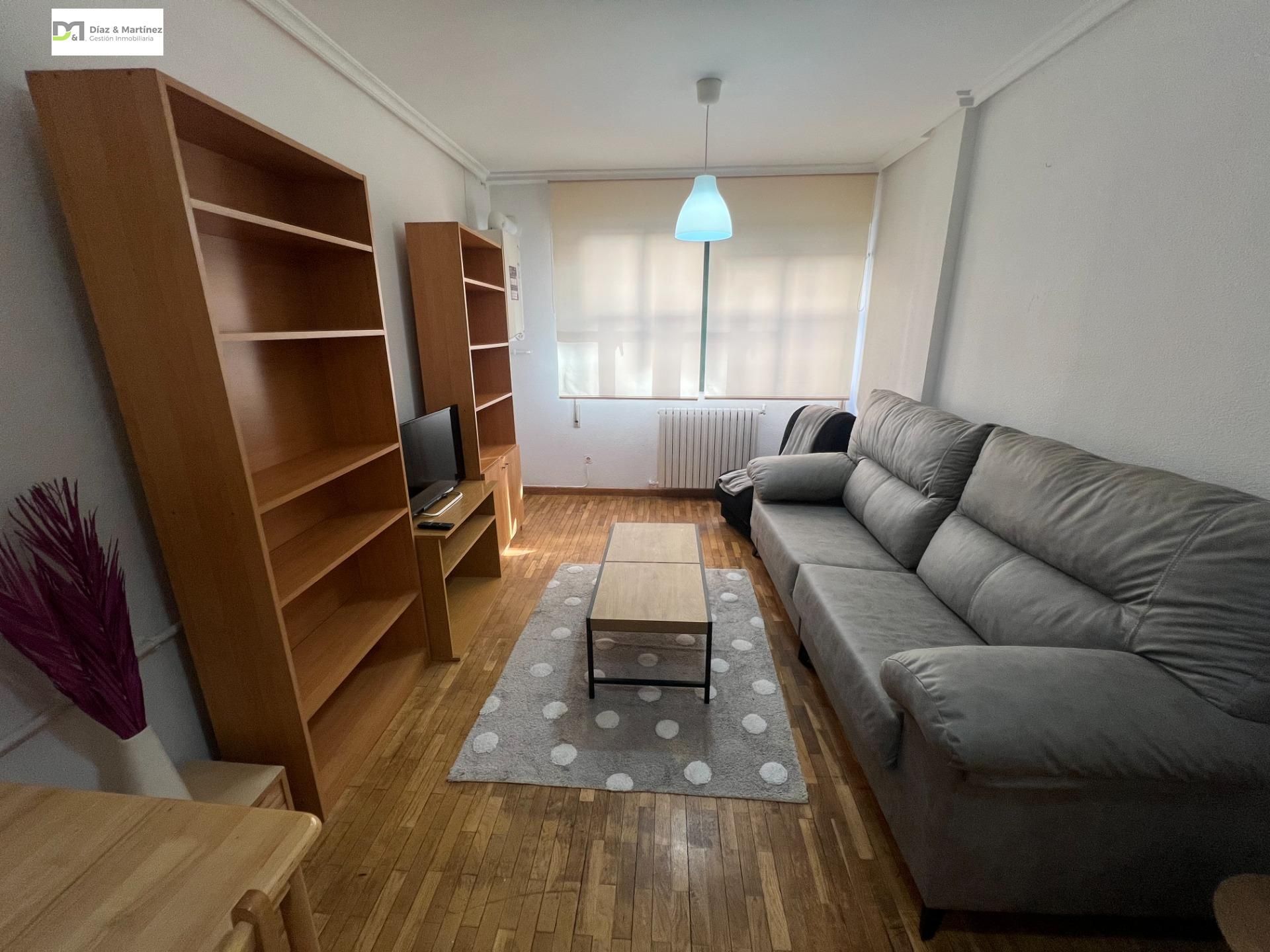 Sala d'estar de Apartament de lloguer en León Capital  amb Parquet
