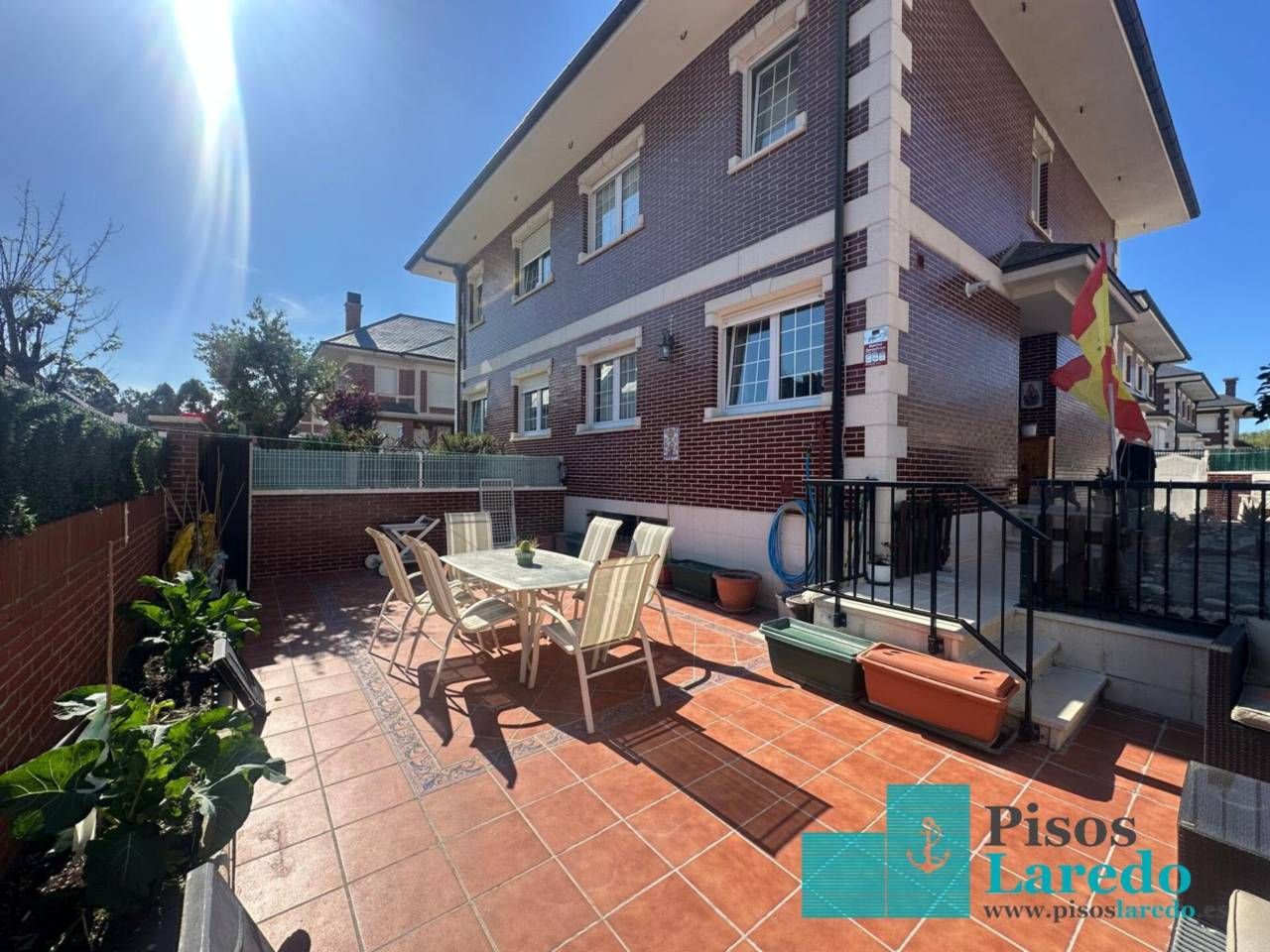 Garden of Single-family semi-detached for sale in Laredo  with Heating, Private garden and Parquet flooring