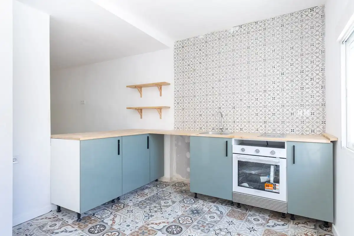 Kitchen of Flat for sale in Torrent  with Air Conditioner and Heating