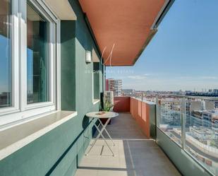 Balcony of Flat to rent in  Barcelona Capital  with Air Conditioner, Heating and Parquet flooring