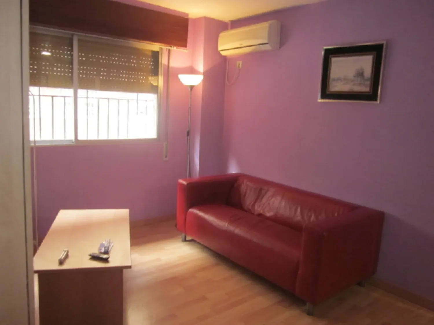 Sala d'estar de Apartament de lloguer en  Murcia Capital amb Aire condicionat, Calefacció i Moblat