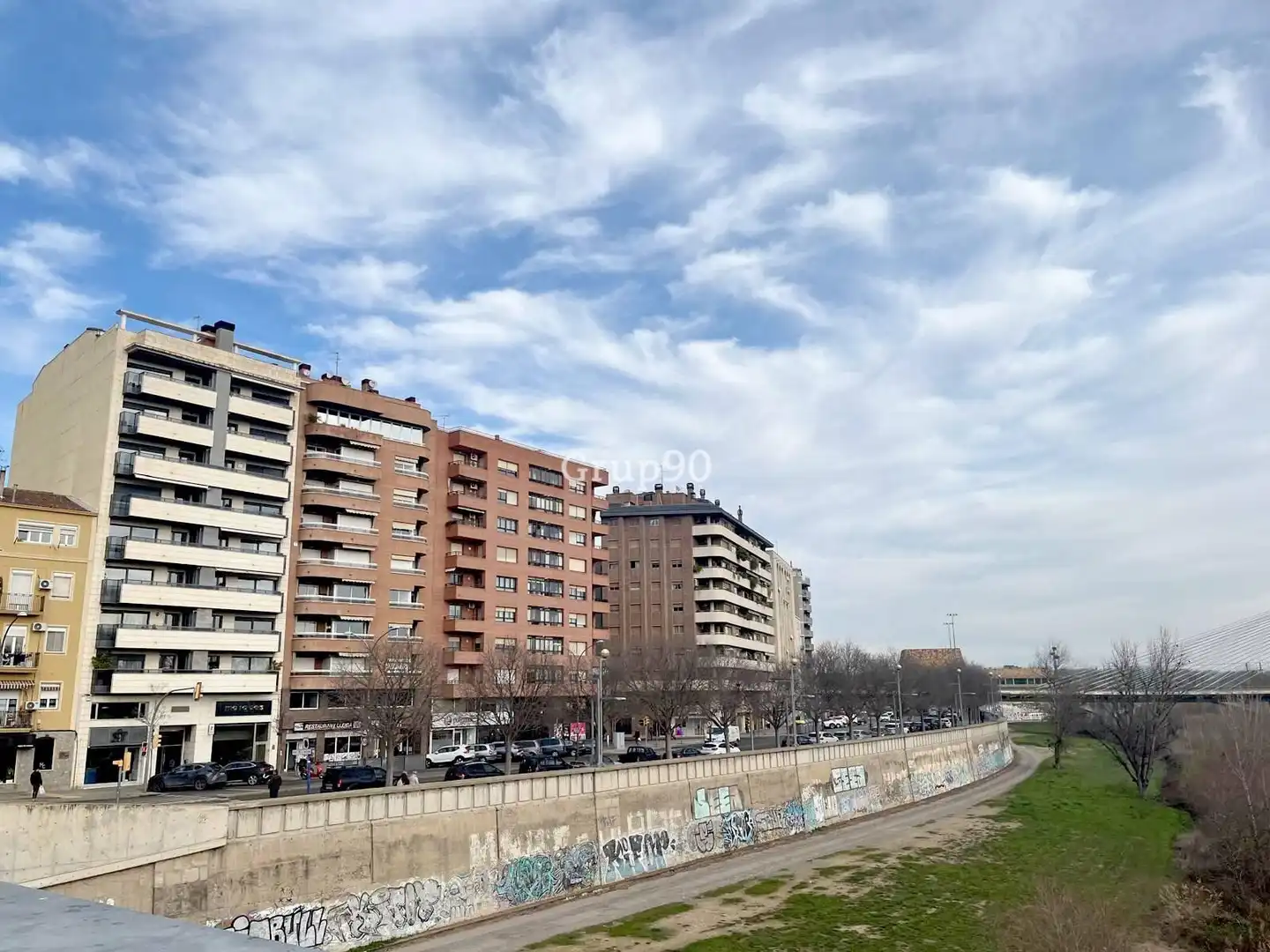 Vista exterior de Pis en venda en Lleida amb Calefacció, Traster i Balcó