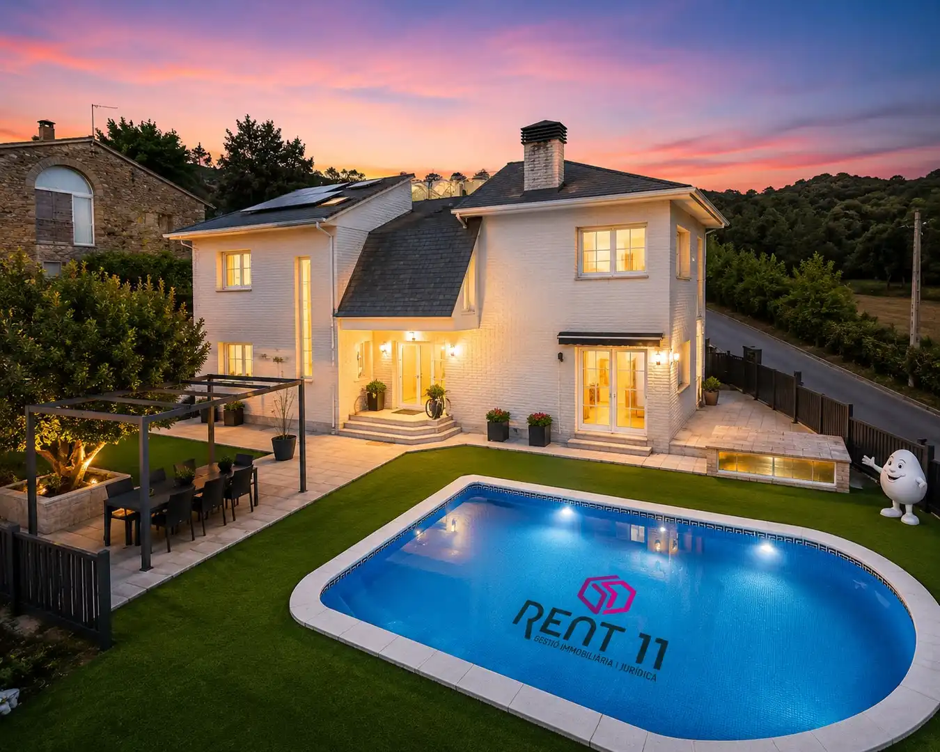 Vista exterior de Casa o xalet en venda en Girona amb Aire condicionat, Calefacció i Traster