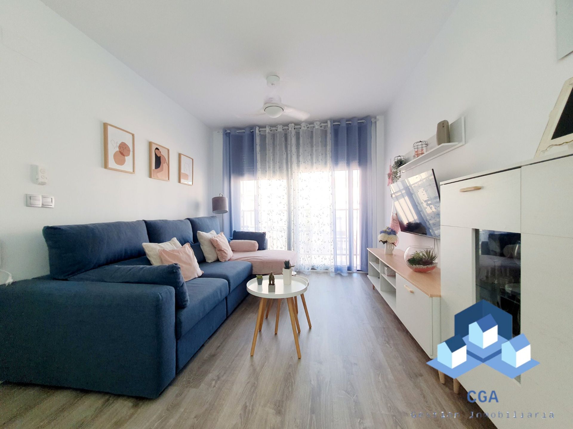 Sala d'estar de Pis en venda en Lorca amb Aire condicionat, Calefacció i Parquet