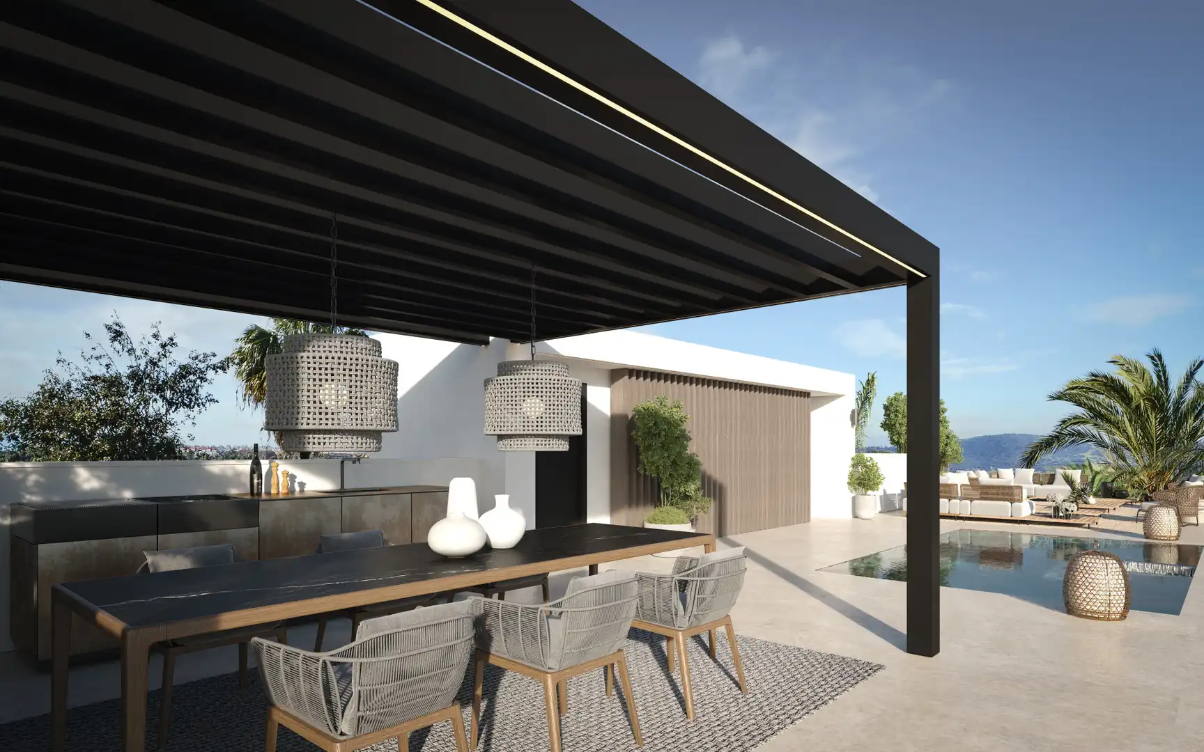 Terrassa de Casa o xalet en venda en Marbella amb Aire condicionat, Calefacció i Jardí privat