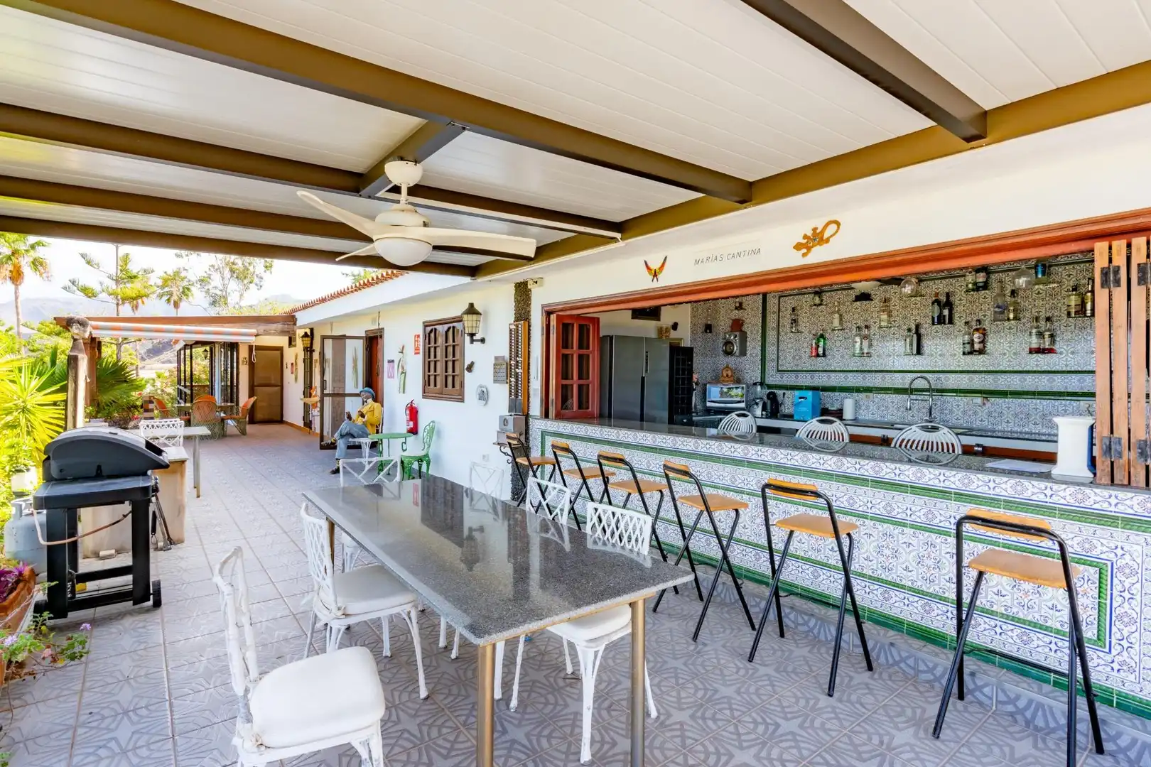 Terrassa de Casa o xalet en venda en Guía de Isora amb Aire condicionat, Jardí privat i Terrassa