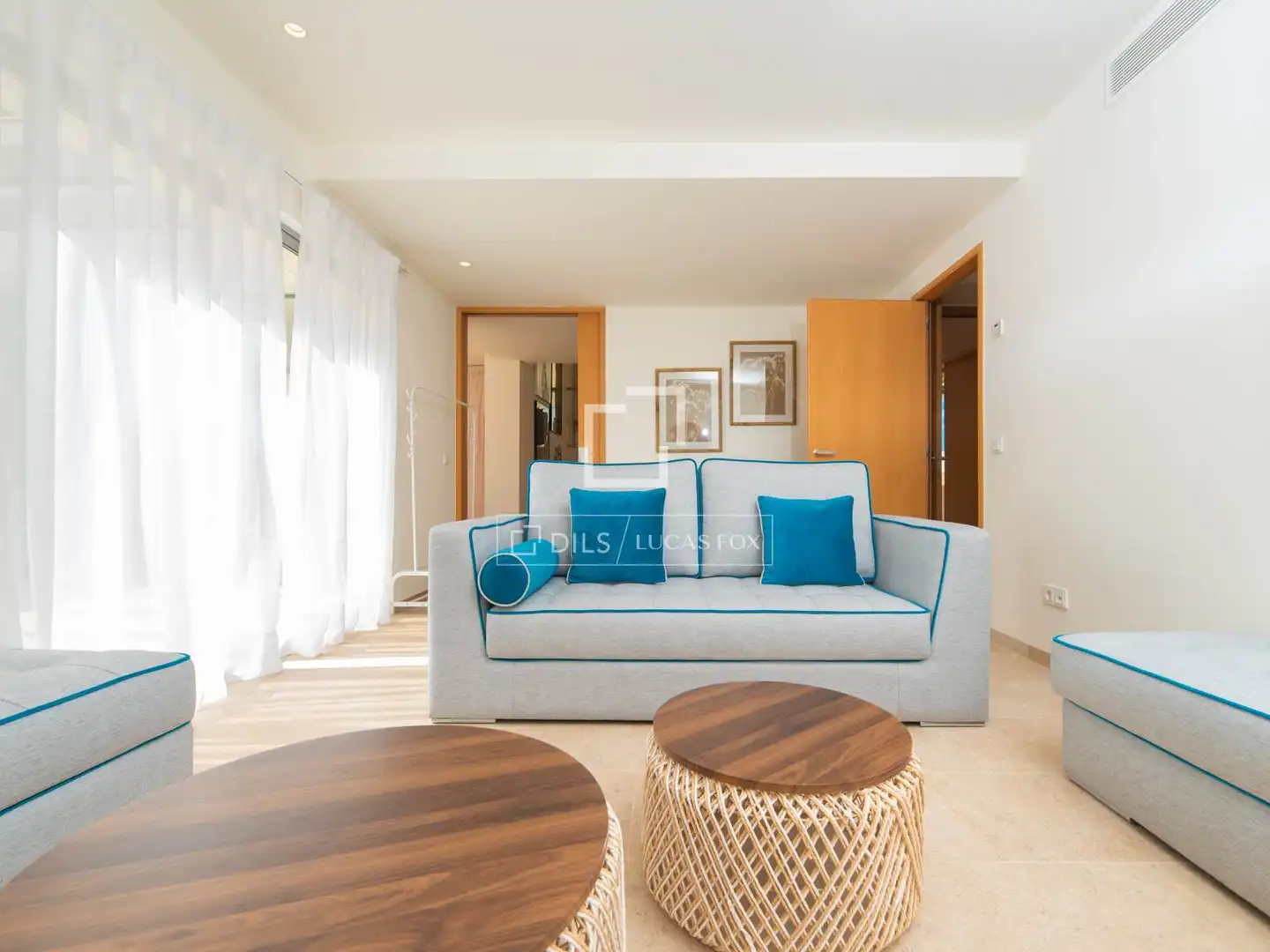 Living room of Houses for sale in Sant Josep de sa Talaia  with Air Conditioner, Heating and Private garden