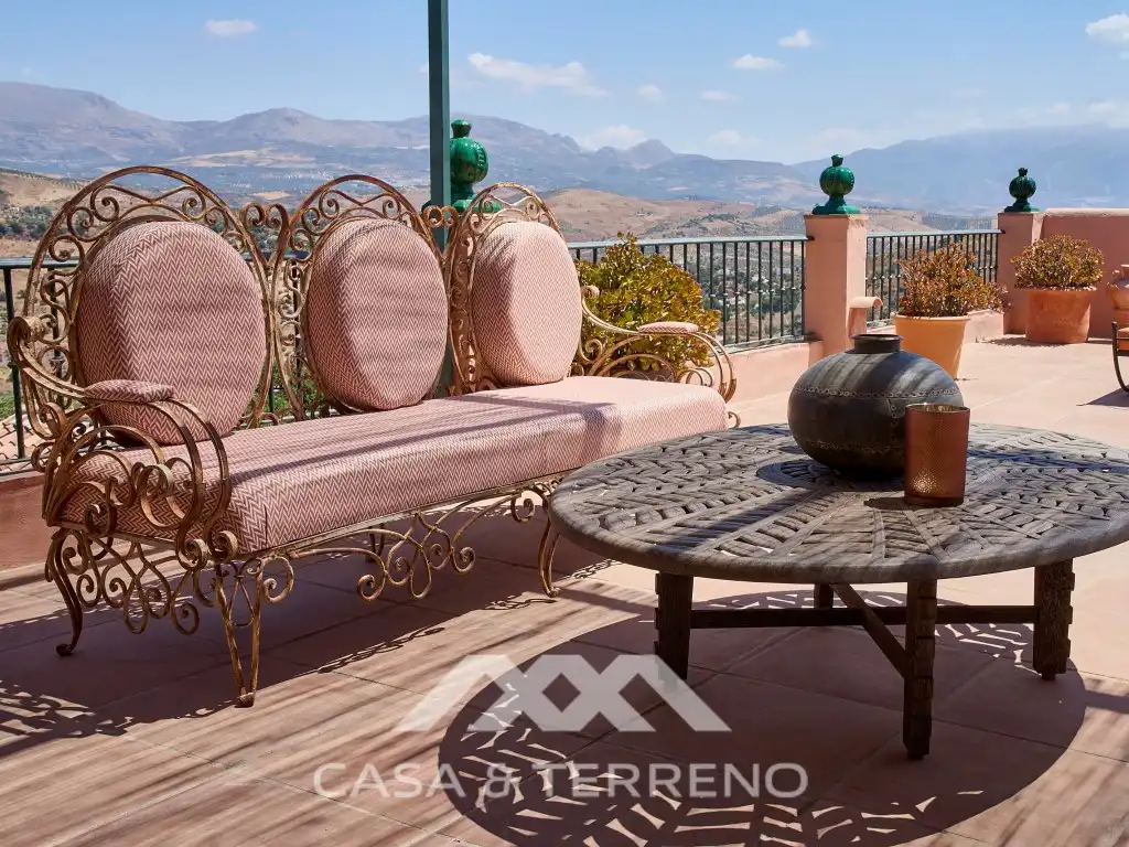 Terraza de Casa o chalet en venta en Comares con Aire acondicionado, Terraza y Piscina