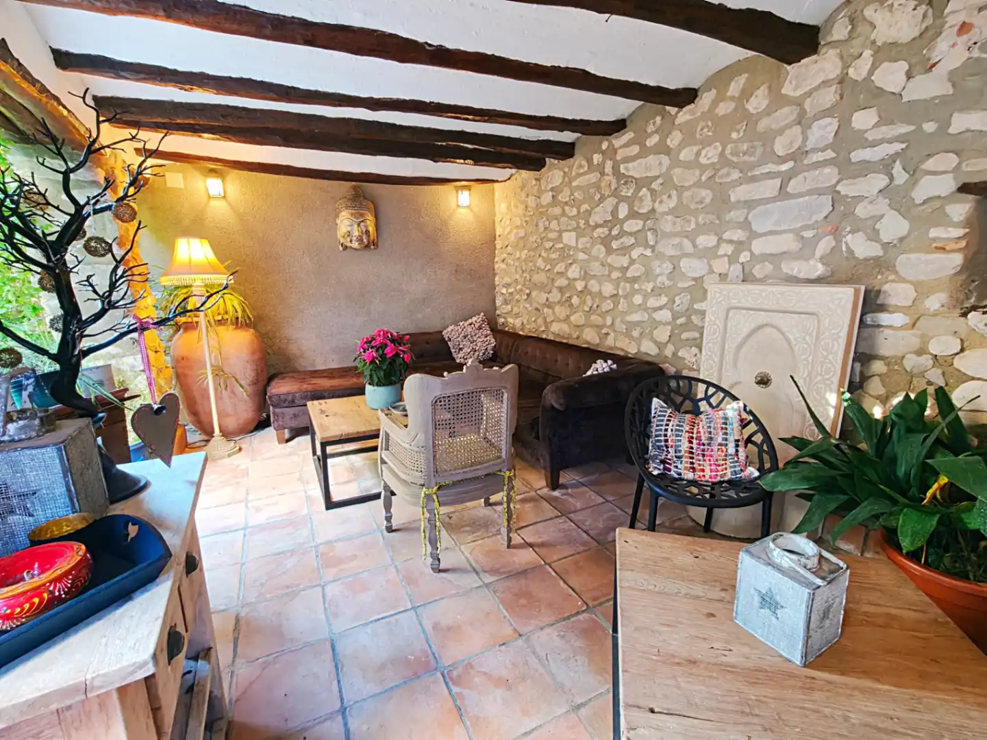 Sala de estar de Edificio en venta en La Vall de Gallinera