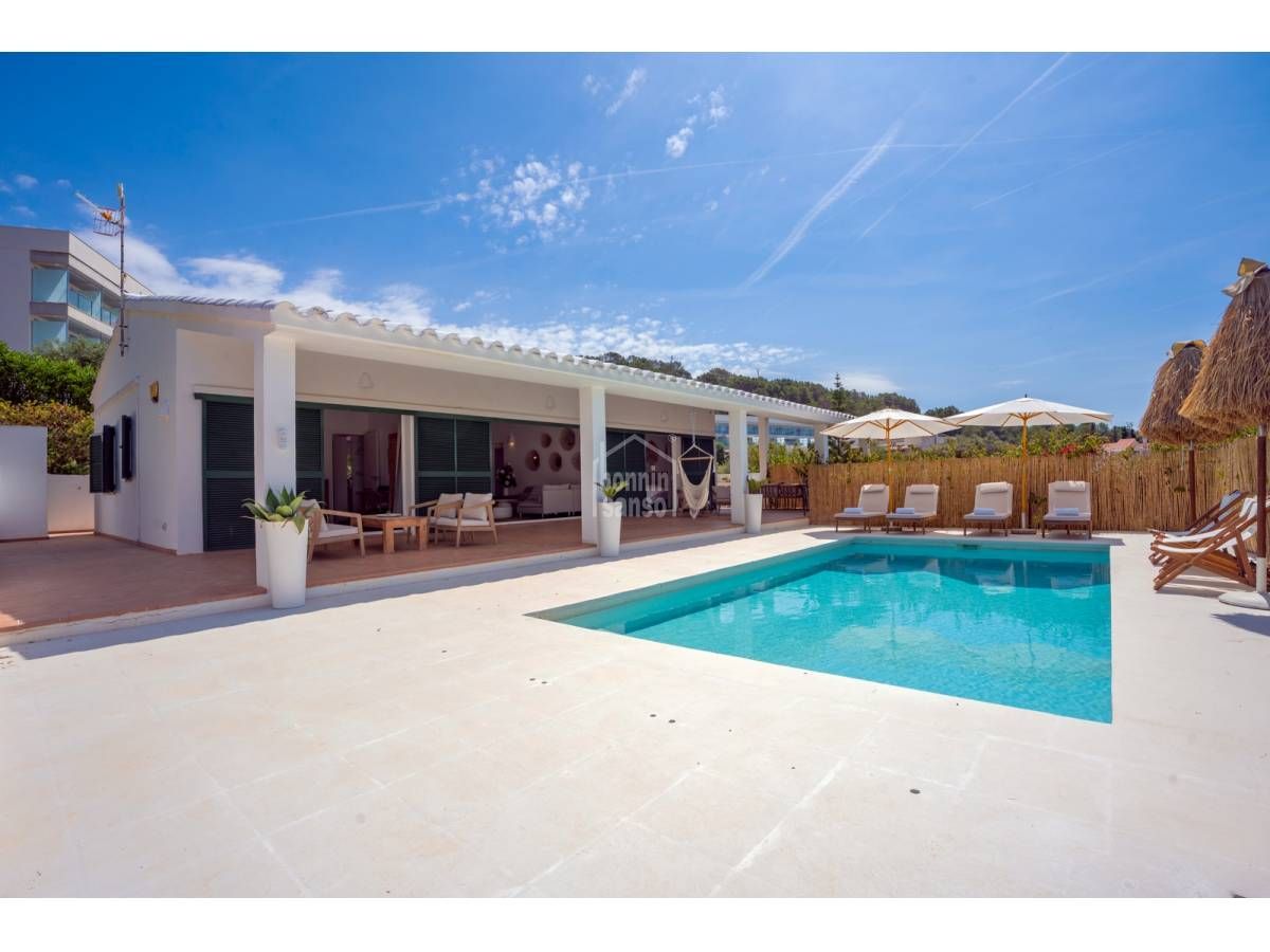 Terrassa de Casa o xalet en venda en Es Migjorn Gran amb Calefacció, Jardí privat i Terrassa