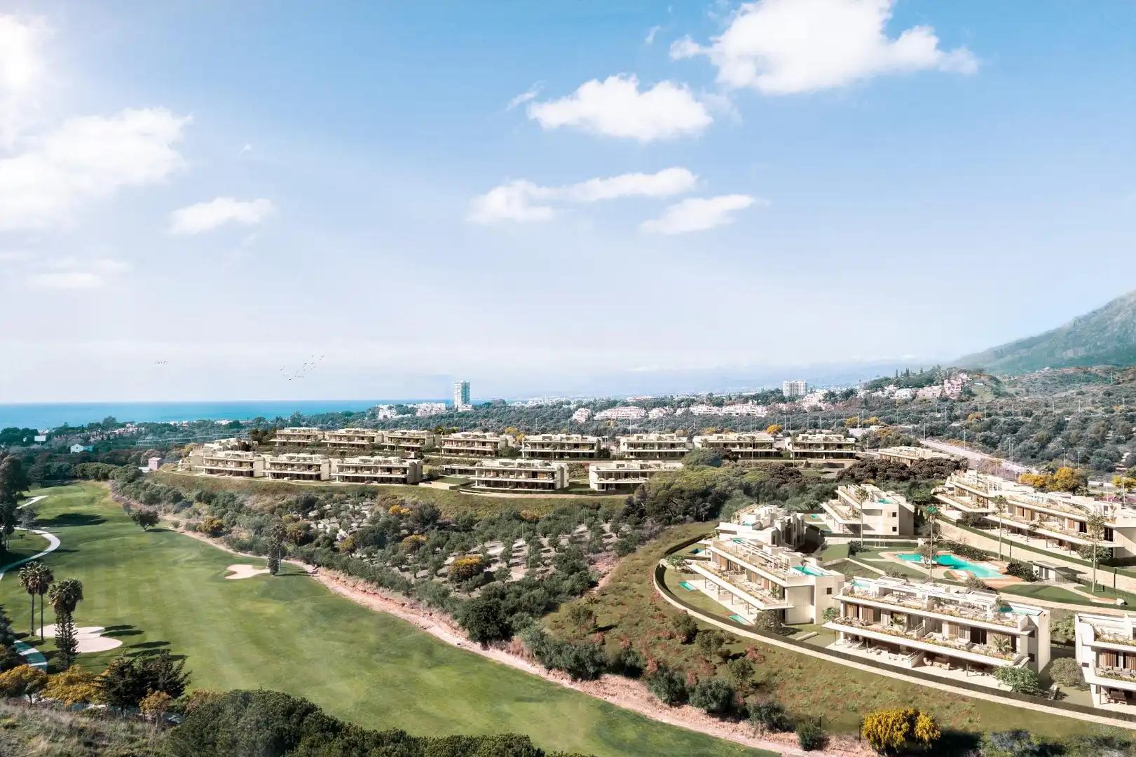 Exterior view of Flat for sale in Marbella  with Air Conditioner, Heating and Private garden