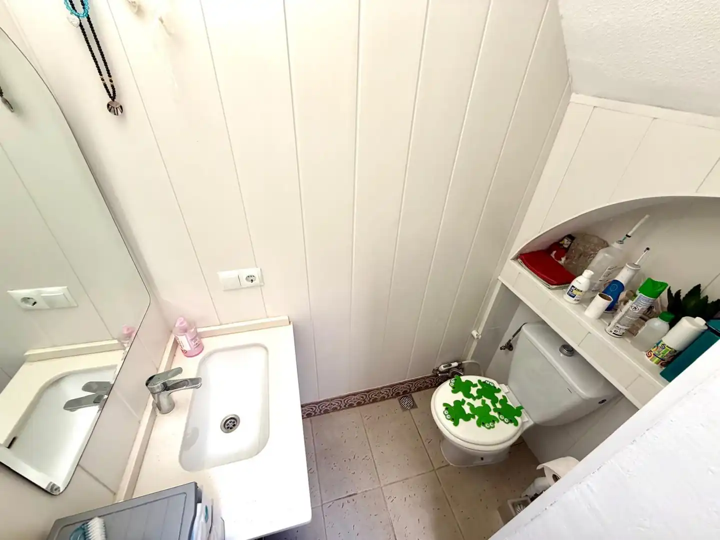 Bany de Casa adosada en venda en El Campello amb Aire condicionat, Jardí privat i Piscina