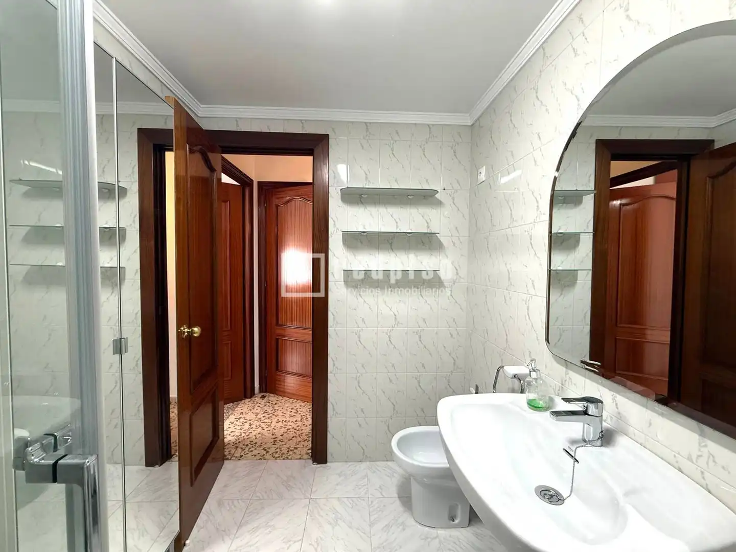 Badezimmer von Wohnung zur Miete in Málaga mit Klimaanlage, Terrasse und Möbliert