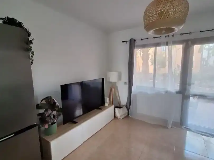Living room of Flat for rent in La Oliva  with Swimming Pool and Furnished