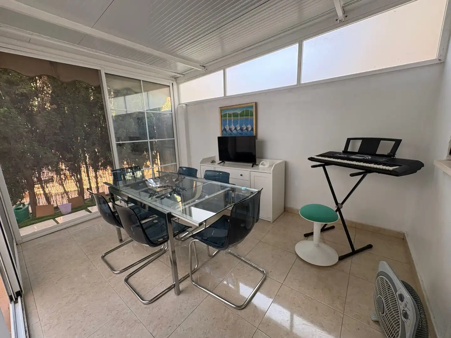 Esszimmer von Erdgeschoss zum Verkauf in Benalmádena mit Terrasse, Möbliert und Gemeinschaftspool