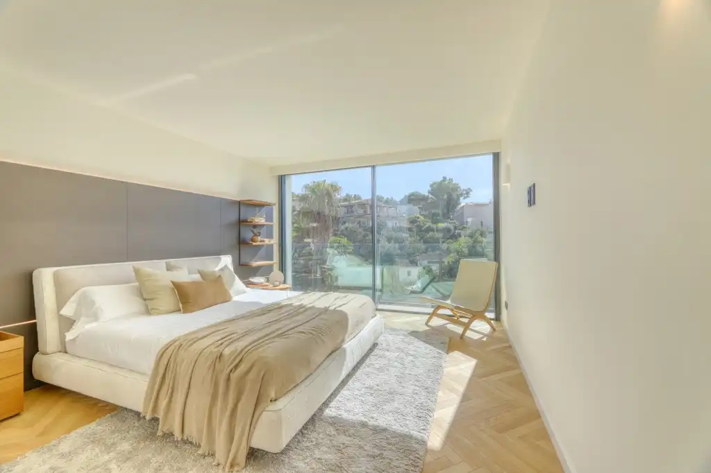 Bedroom of Houses for sale in Calvià  with Air Conditioner, Private garden and Parquet flooring
