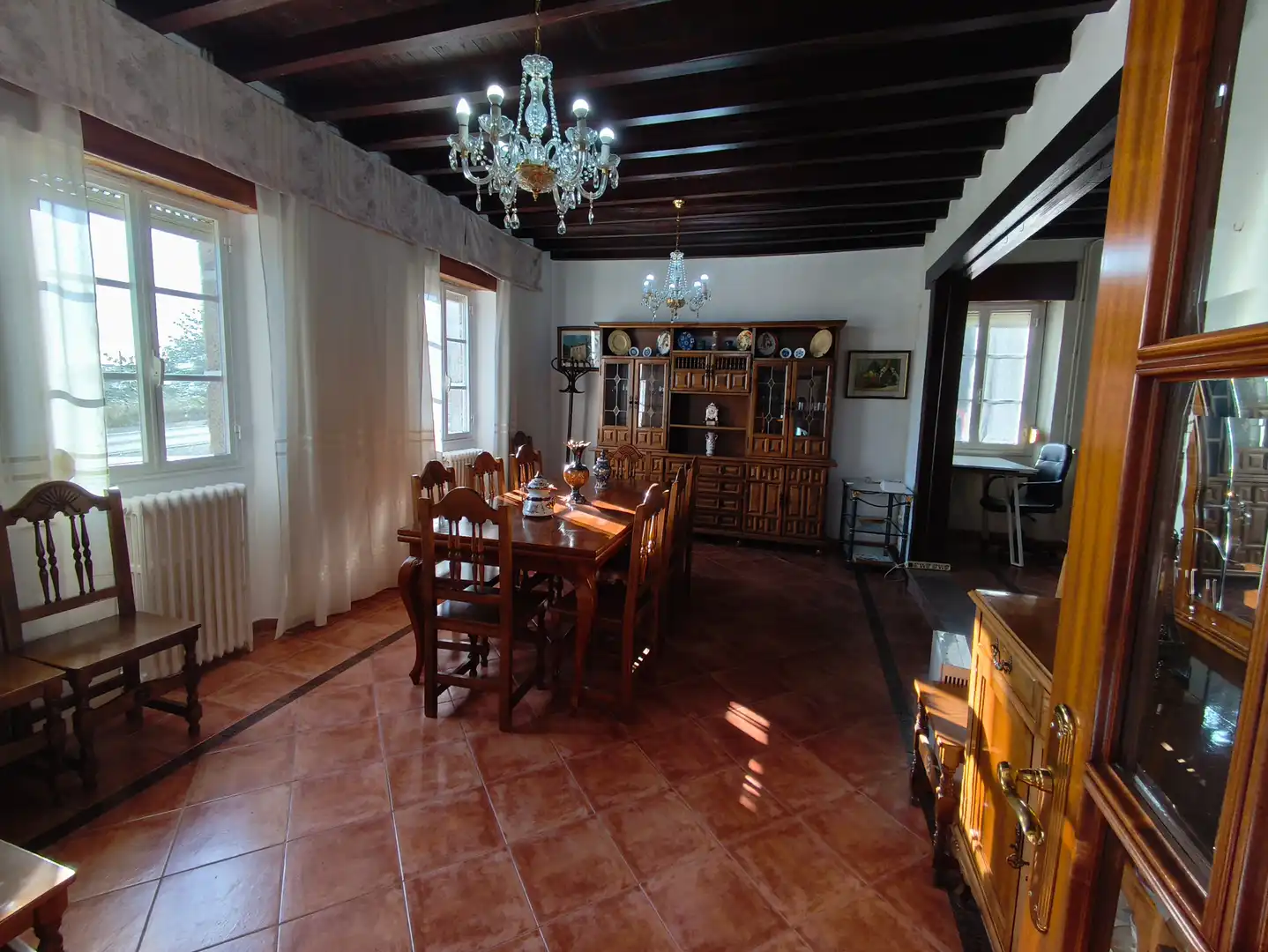 Dining room of Houses for sale in Vedra  with Heating, Private garden and Terrace