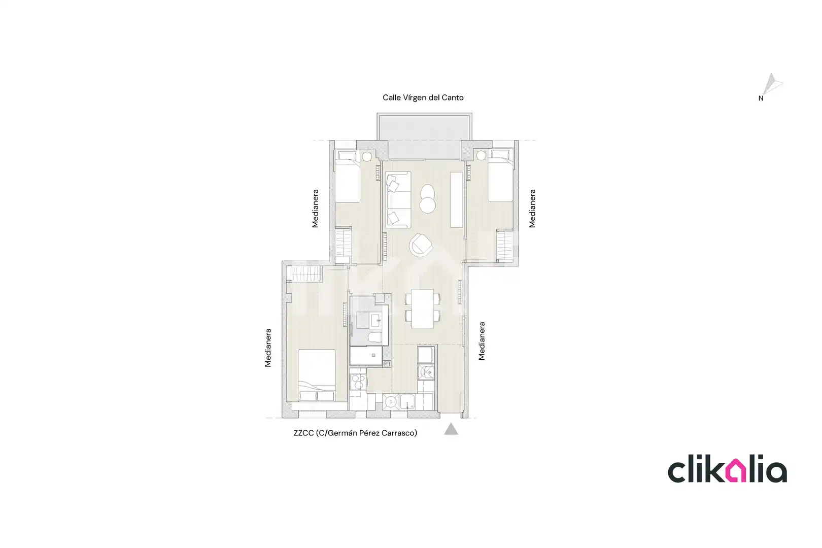Piso en venta en Madrid con Aire acondicionado, Calefacción y Terraza