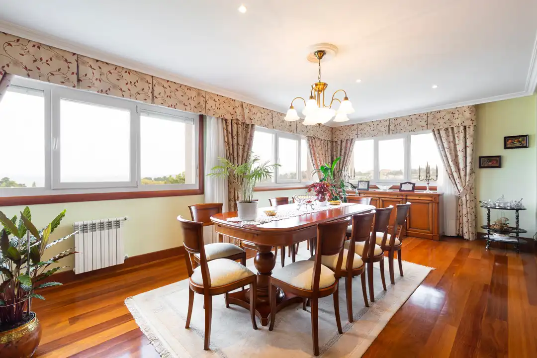 Dining room of Houses for sale in Bergondo  with Heating, Private garden and Terrace
