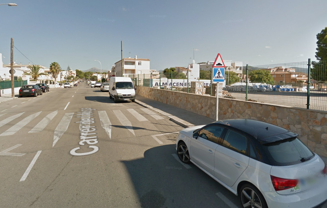 Vista exterior de Garatge en venda en Calvià