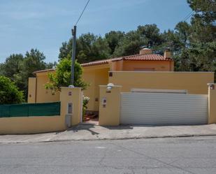 Exterior view of House or chalet for sale in El Bruc  with Air Conditioner, Heating and Private garden