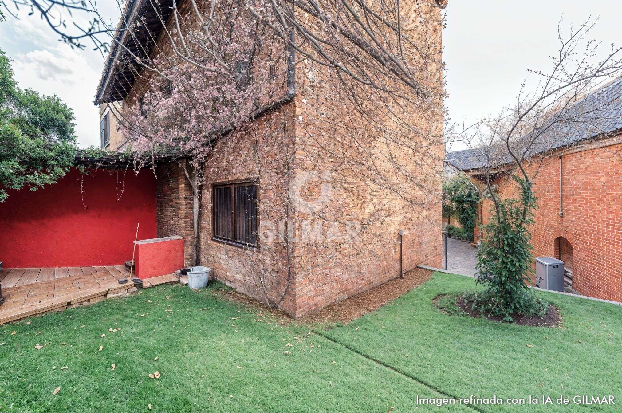 Garden of Single-family semi-detached for sale in  Madrid Capital  with Heating, Private garden and Swimming Pool
