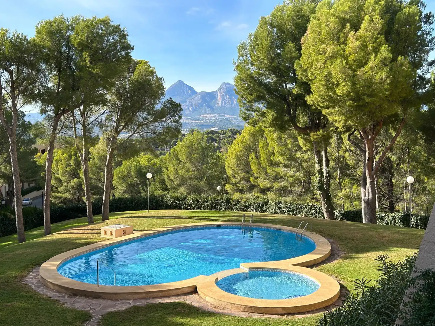 Jardín de Piso de alquiler en Altea con Aire acondicionado, Terraza y Amueblado