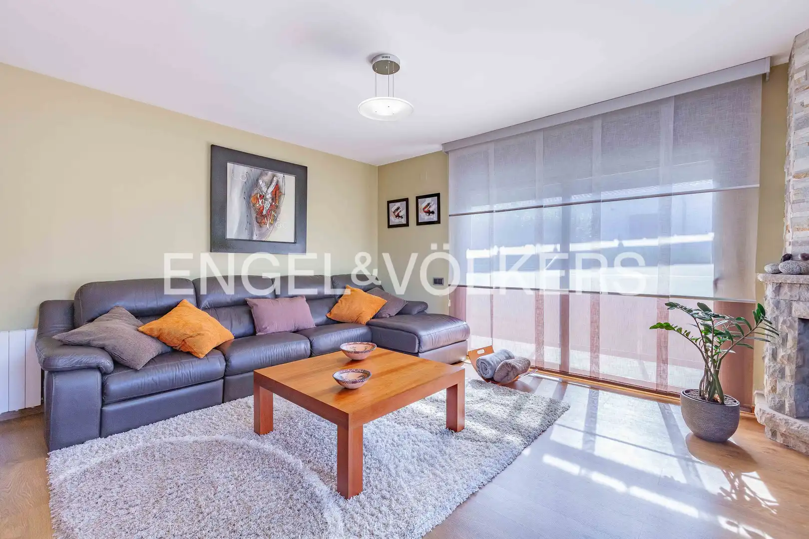Sala de estar de Casa o chalet de alquiler en Llinars del Vallès con Aire acondicionado, Calefacción y Jardín privado