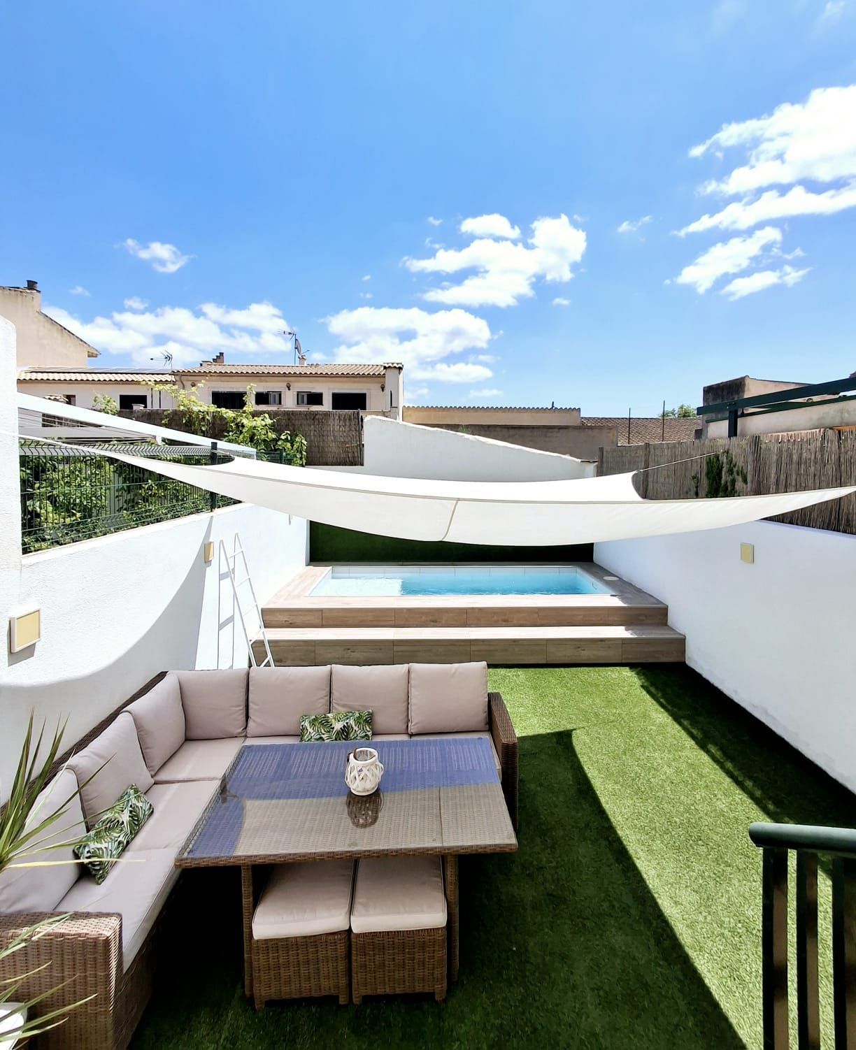 Terrace of Flat for sale in Santa María del Camí  with Air Conditioner, Heating and Private garden