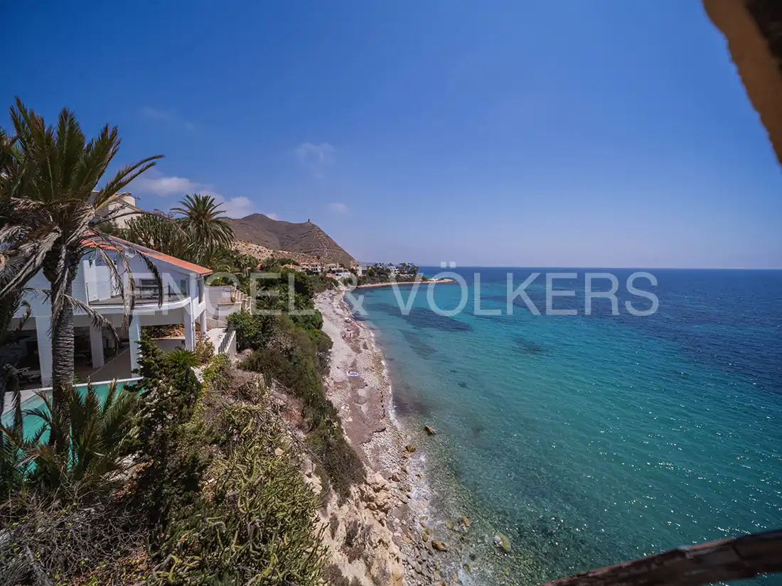 Exterior view of Houses for sale in El Campello  with Private garden, Terrace and Swimming Pool