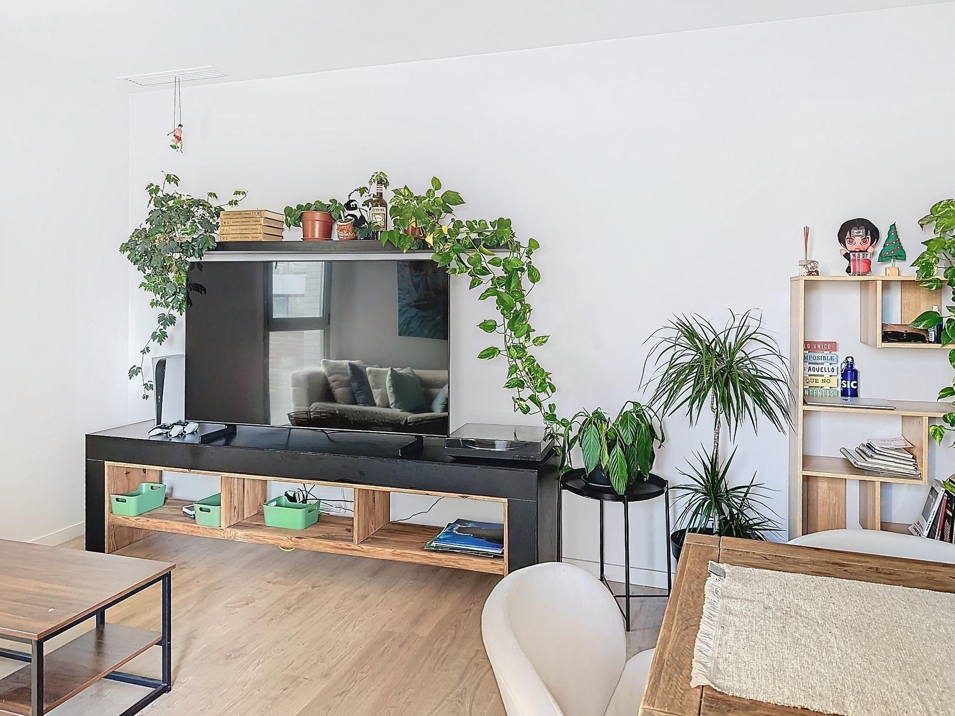 Living room of Flat for sale in  Valencia Capital  with Air Conditioner, Heating and Private garden