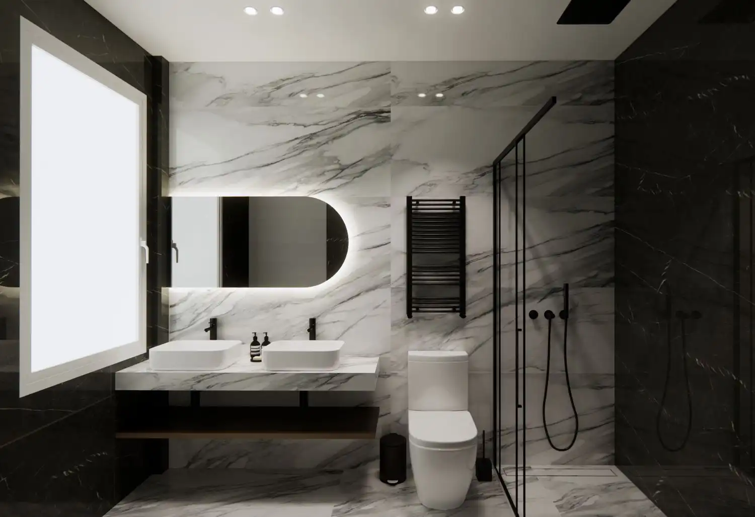 Bathroom of Flat for sale in Madrid  with Air Conditioner, Heating and Furnished