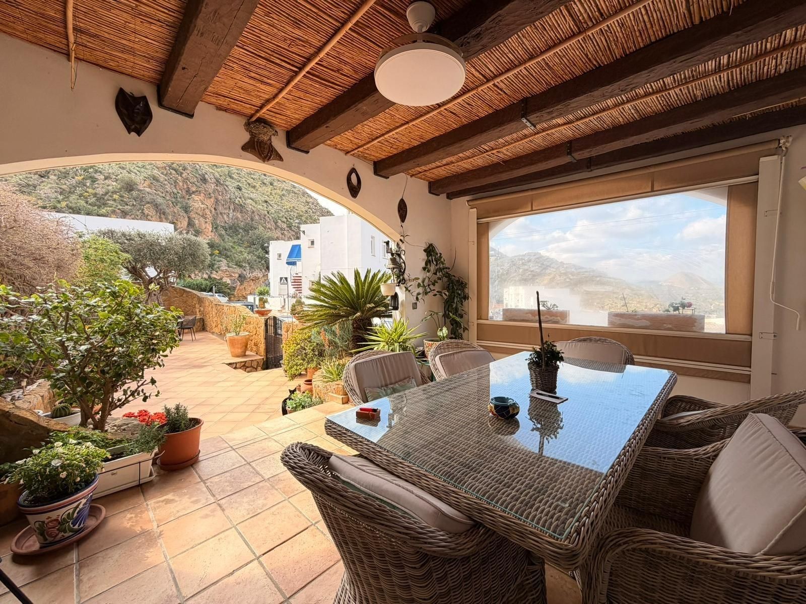 Terraza de Casa o chalet en venta en Mojácar con Jardín privado, Terraza y Trastero