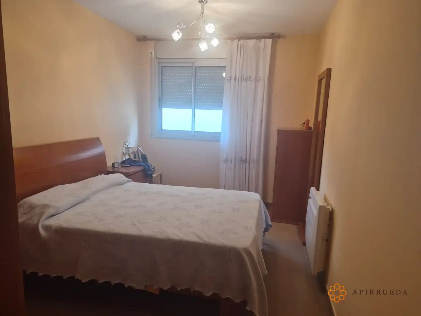 Bedroom of Flat for rent in Escatrón  with Air Conditioner and Heating