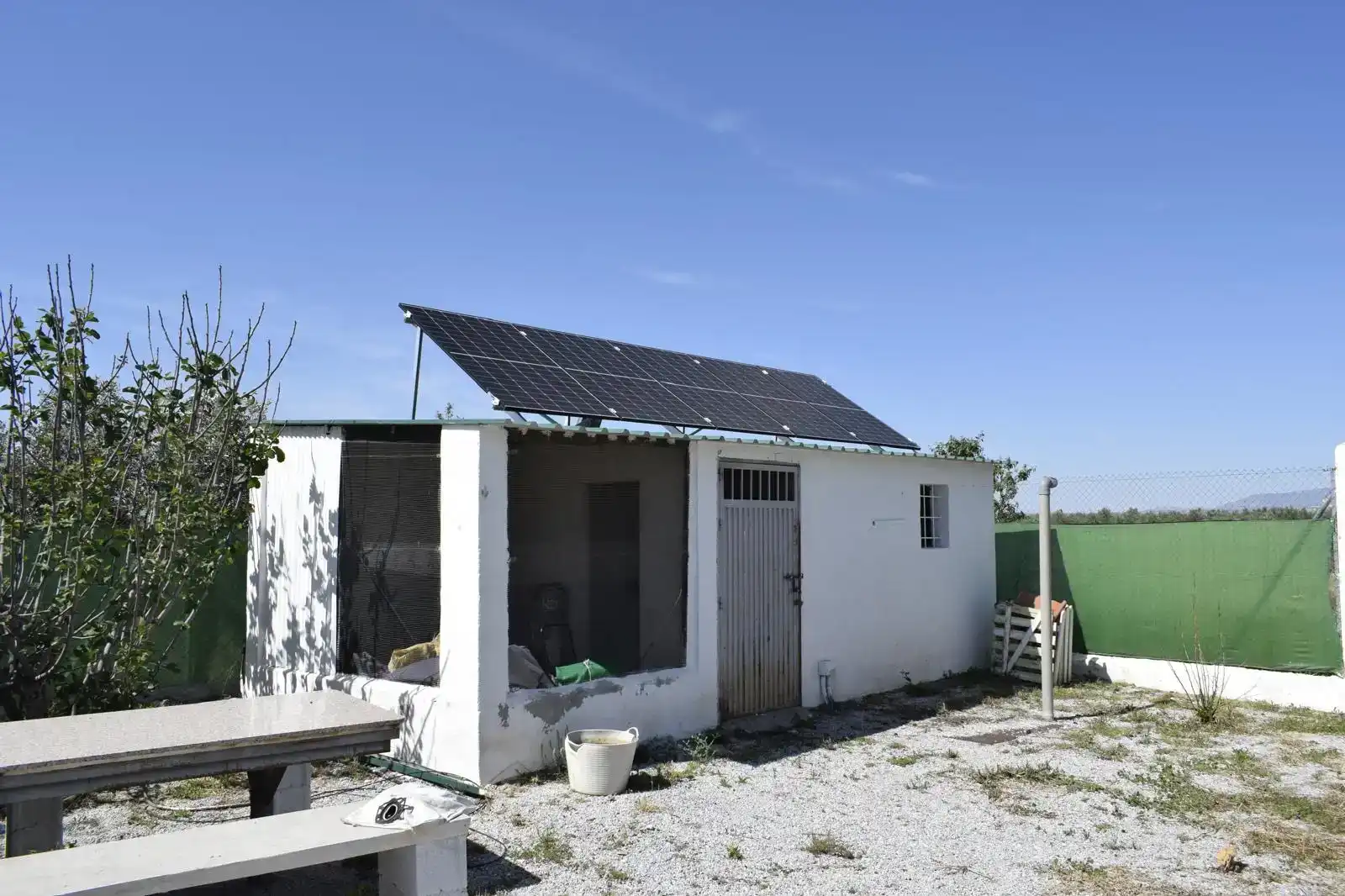 Vista exterior de Casa o chalet en venta en Baza con Jardín privado y Piscina