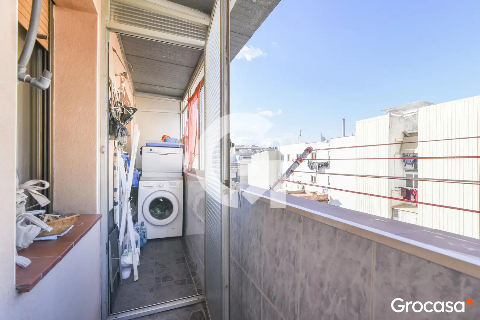 Balcony of Flat for sale in Sant Joan Despí  with Air Conditioner and Balcony