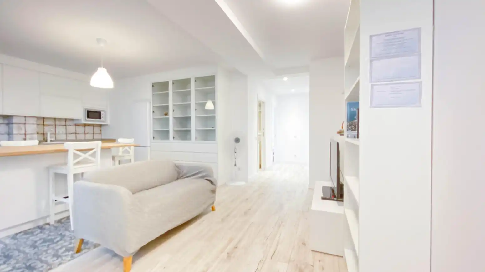 Living room of Flat for rent in Santander  with Heating, Terrace and Furnished
