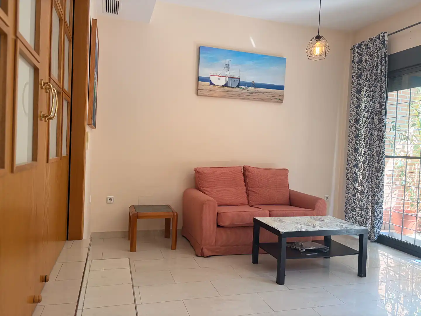 Sala d'estar de Casa adosada en venda en Murcia amb Aire condicionat, Terrassa i Traster