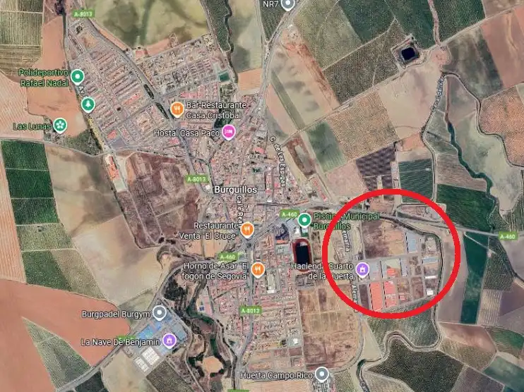 Terreny industrial en venda en Burguillos