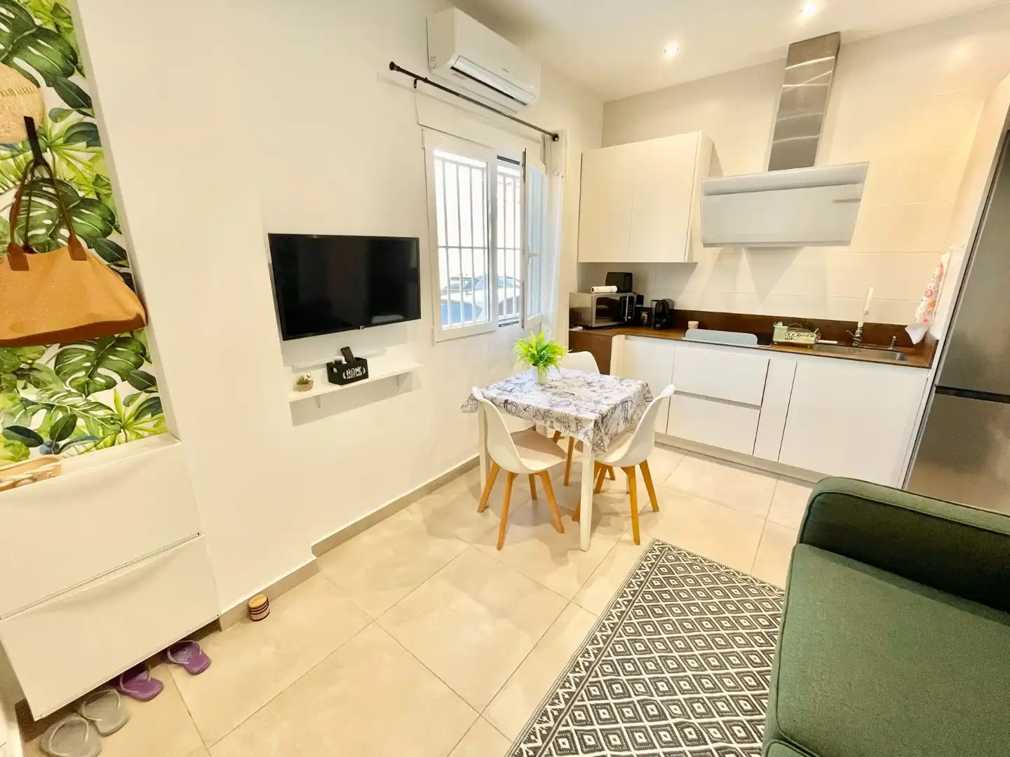 Küche von Wohnung zur Miete in Pilar de la Horadada mit Klimaanlage, Möbliert und Waschmaschine