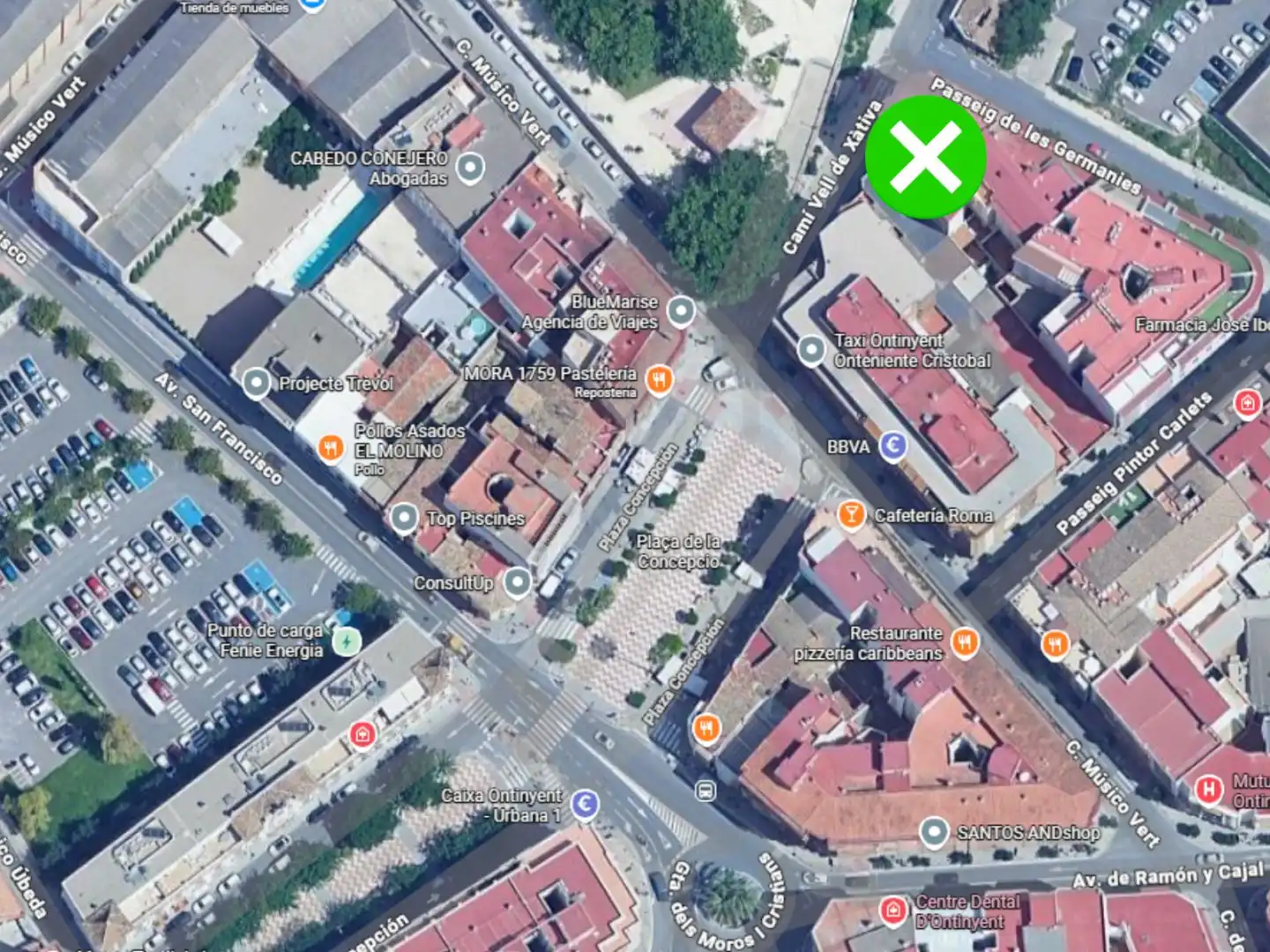 Außenansicht von Garage zum Verkauf in Ontinyent