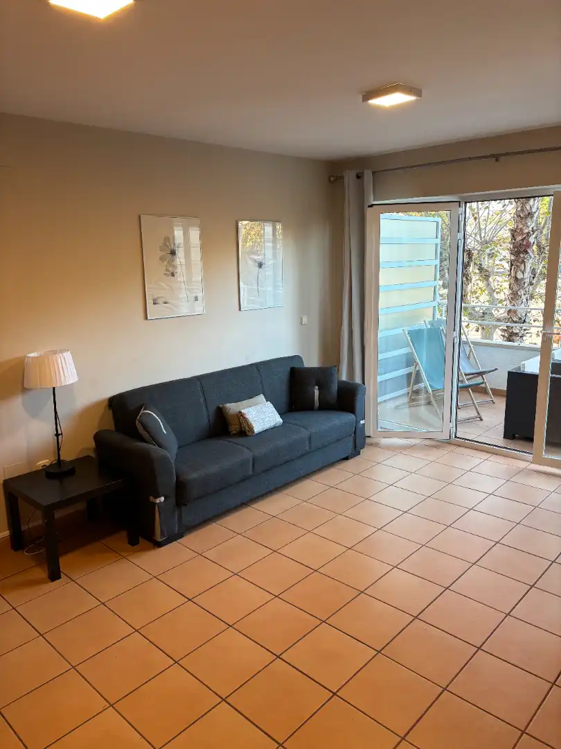 Sala de estar de Apartamento de alquiler en L'Alfàs del Pi con Aire acondicionado, Calefacción y Terraza