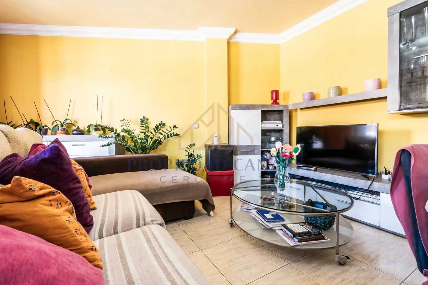 Sala d'estar de Pis en venda en Puerto de la Cruz amb Terrassa, Moblat i Forn
