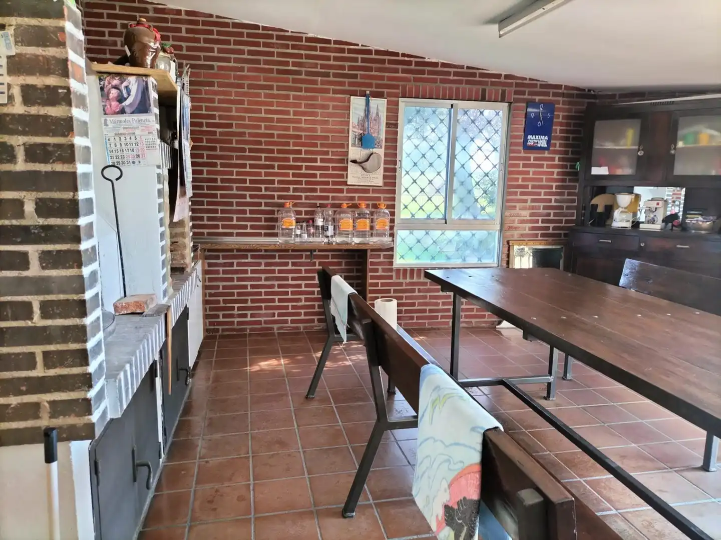 Cocina de Finca rústica en venta en Palencia con Calefacción, Jardín privado y Parquet