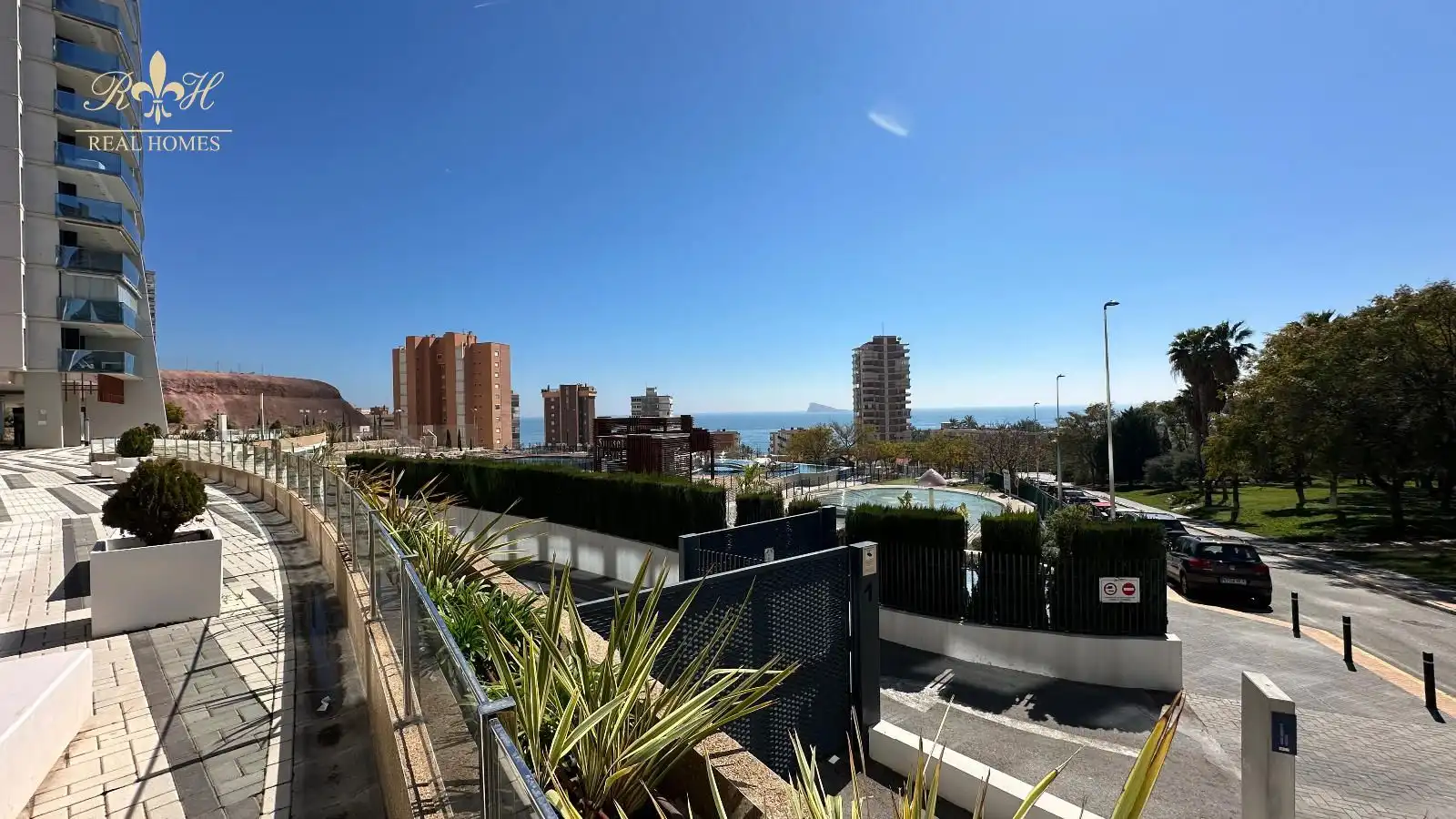 Exterior view of Flat for rent in Benidorm  with Air Conditioner, Heating and Terrace