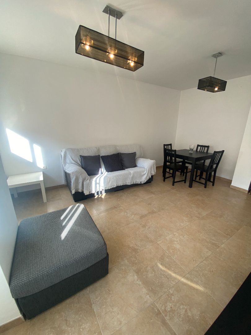 Living room of Flat for rent in Málaga Capital  with Air Conditioner, Furnished and Washing machine