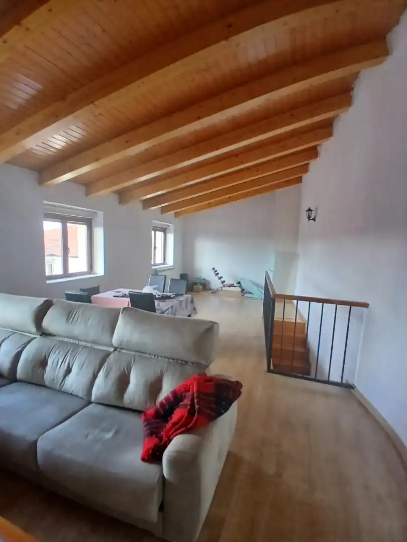 Living room of Houses for sale in Montejo  with Terrace and Furnished