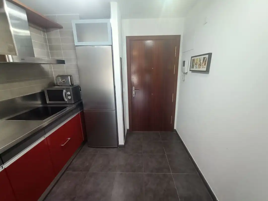 Küche von Wohnung zum Verkauf in Abadiño  mit Heizung, Privatgarten und Terrasse